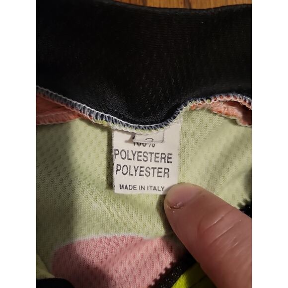 Cycling Jersey Men’s Size Small Shirt Full Zipper Lotto Mobistar - Picture 4 of 8